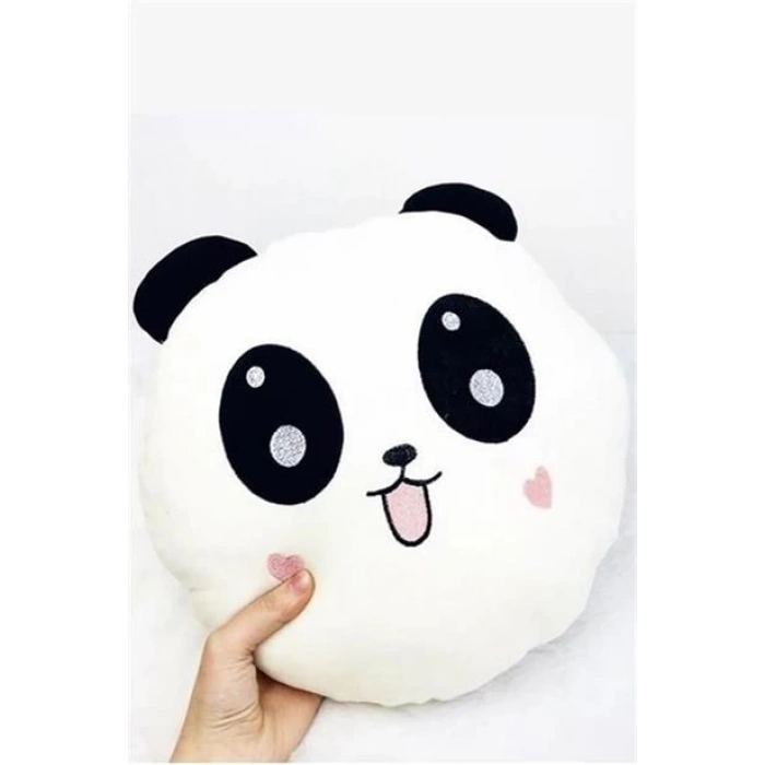 TUFEYO Kalpli Yanaklı Sevimli Panda Yastık
