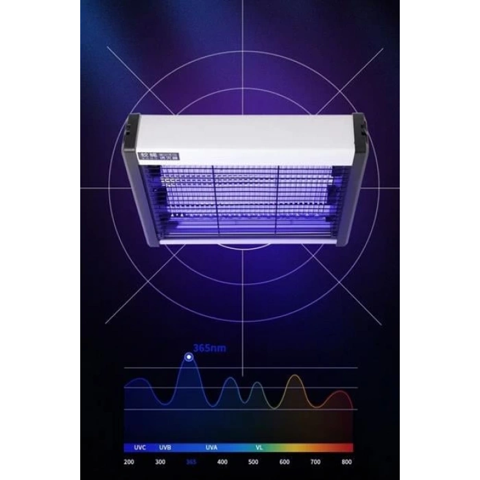 TUFEYO Masaüstü veya Duvara Asılabilen 4W Sessiz Sinek Öldürücü UV Mor Işıklı Makina