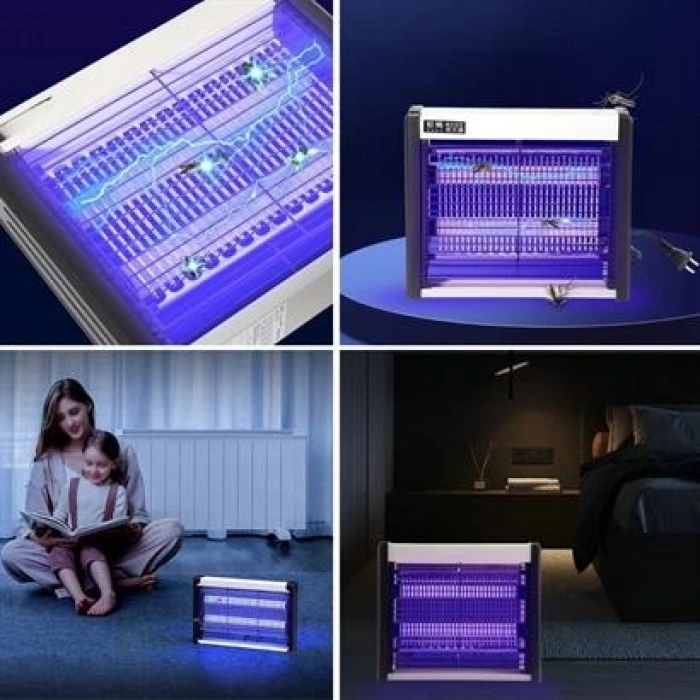 TUFEYO Masaüstü veya Duvara Asılabilen 4W Sessiz Sinek Öldürücü UV Mor Işıklı Makina