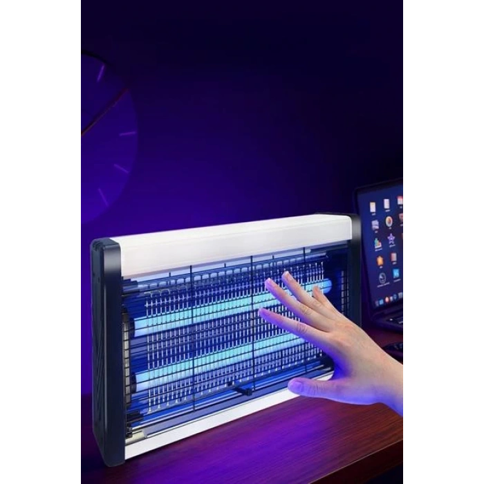 TUFEYO Masaüstü veya Duvara Asılabilen 6W Sessiz Sinek Öldürücü UV Mor Işıklı Makina