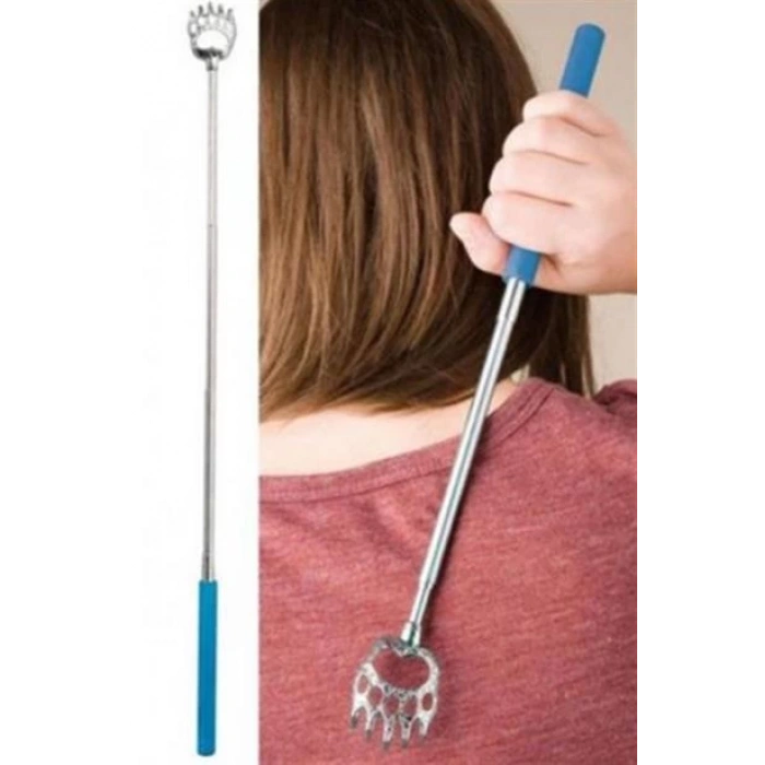 TUFEYO Pratik Kolay Teleskopik Metal Sırt Kaşıma Kaşağı Aleti Aparatı