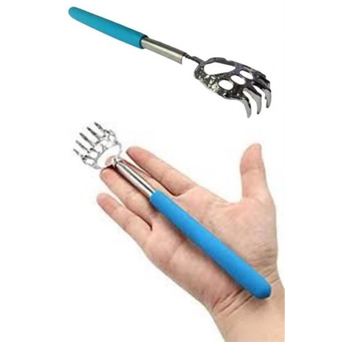 TUFEYO Pratik Kolay Teleskopik Metal Sırt Kaşıma Kaşağı Aleti Aparatı