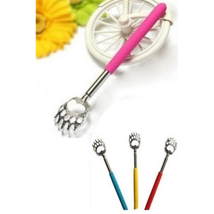 TUFEYO Pratik Kolay Teleskopik Metal Sırt Kaşıma Kaşağı Aleti Aparatı