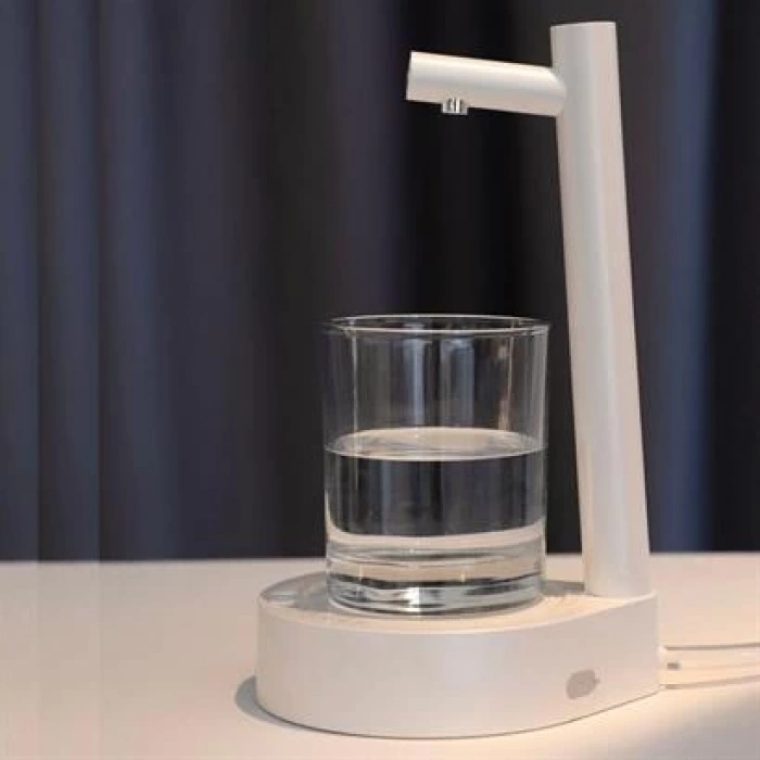TUFEYO  Şarjlı Hızlı Ve Sessiz Masaüstü Akıllı Damacana Su Pompası,Başucu Otomatik Su Sebili