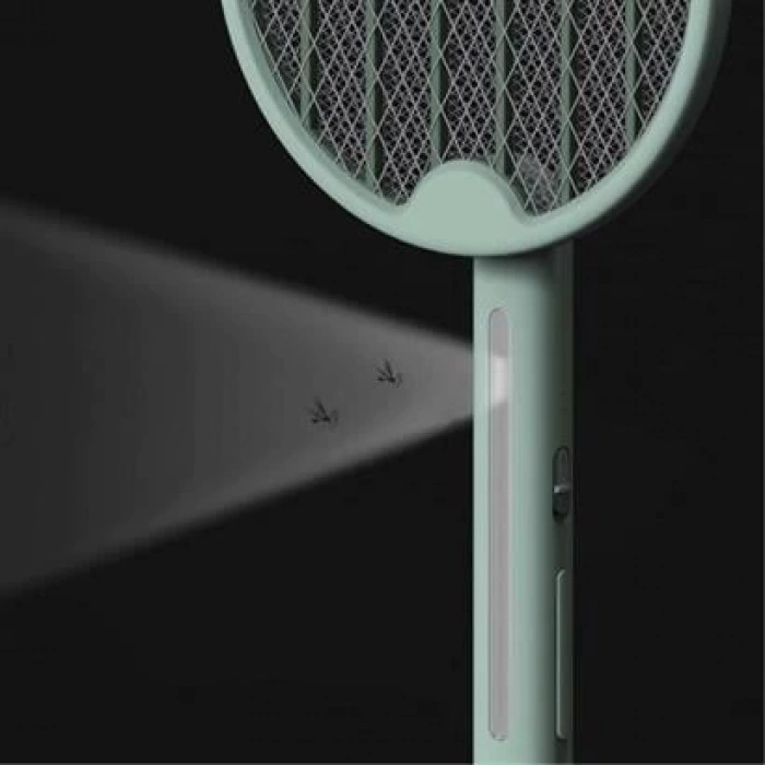 TUFEYO Tenis Raketi Tipi Masaüstü Olabilen Gece Lambalı Sinek Kovucu,Öldürücü Raket