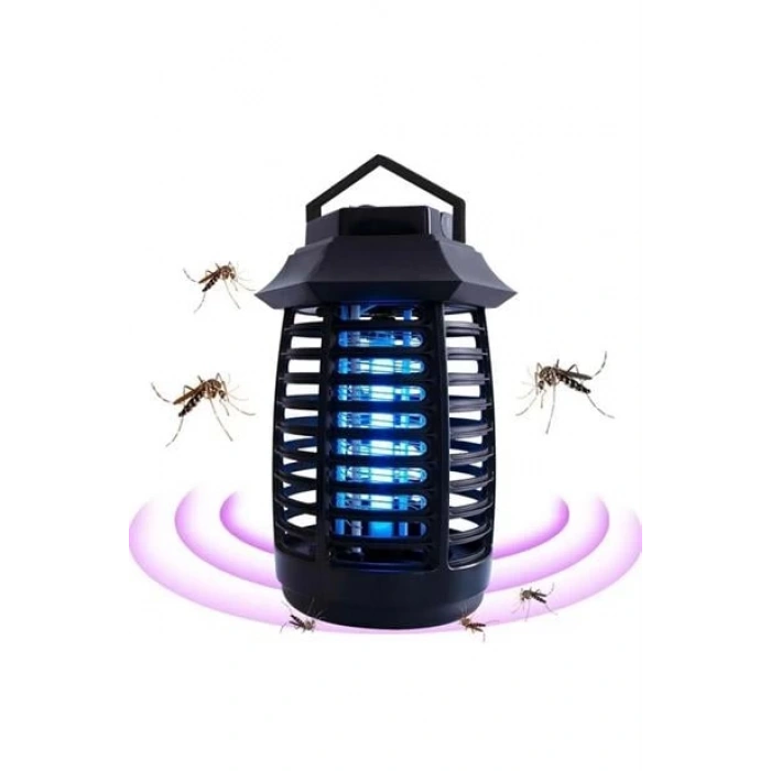 TUFEYO Tutma ve Asma Saplı Ledli Sinek Makinası 2W Sinek Öldürücü UV Mor Işıklı Aparat