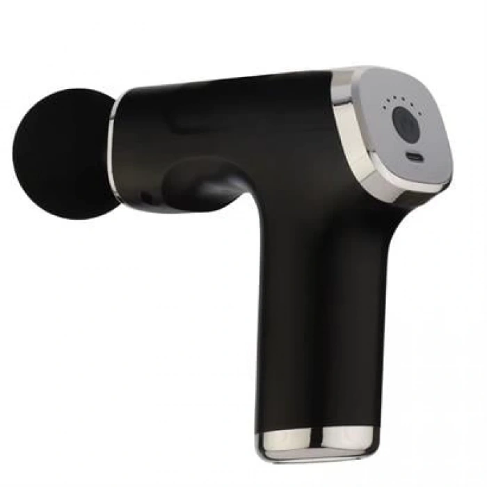 TUFEYO Type C Şarjlı Masaj Aleti 4 Farklı Masaj Başlıklı Darbeli Titreşimli Mini Masaj Tabancası