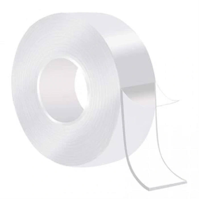 TUFEYO Ultra Güçlü Çift Taraflı 2 mt x 3 cm Çift Taraflı Nano Bant