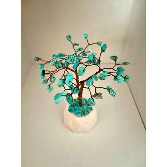 Turkuaz Doğaltaş Ağaç