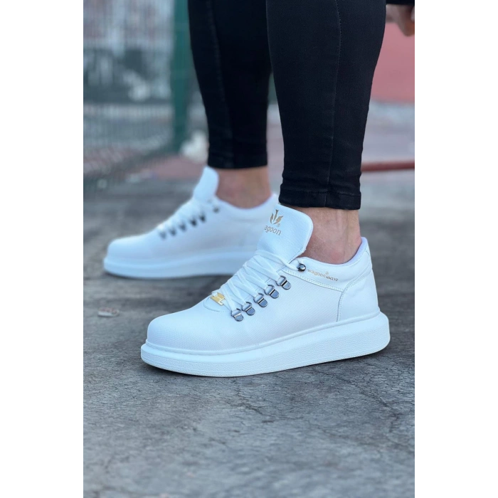 WG047 Beyaz  Erkek Casual Ayakkabı