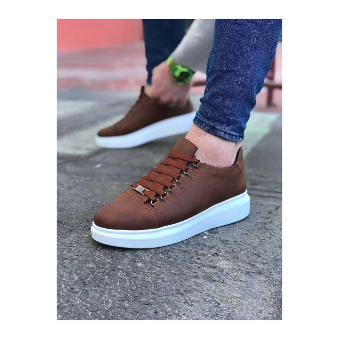 WG08 Taba Düz Erkek Casual Ayakkabı