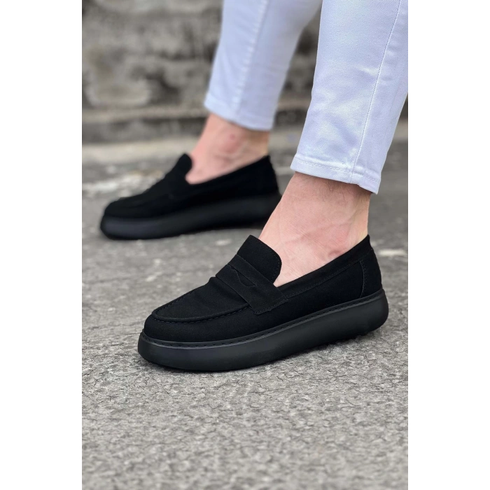 WG161 Kömür Süet Erkek Casual Ayakkabı