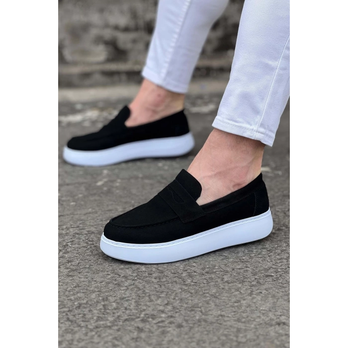 WG161 Siyah Süet Erkek Casual Ayakkabı