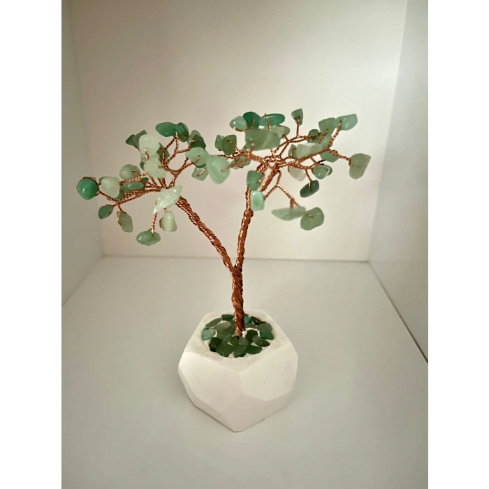 Yeşil Aventurin Doğaltaş Ağaç