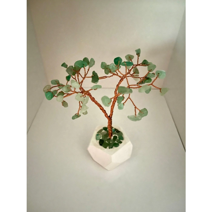 Yeşil Aventurin Doğaltaş Ağaç