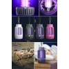 TUFEYO 2si 1 Arada Şarjlı,Mor UV Işıklı Sinek Öldürme Aparatı ve  Kamp Tipi Askılı Gece Lambası