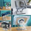 TUFEYO 360 Derece Dönebilen Yükseltilmiş Masaüstü Ayarlanabilir  Metal Tablet Standı