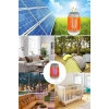 TUFEYO Askılı Solar Enerji İle Şarj Olabilen Sinek Öldürücü Kamp Feneri Işıldak
