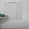 TUFEYO Aylık Planlayıcı Manyetik Duvar Stickerı Takvim Plan Çizelgesi