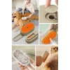 TUFEYO  Saplı Su Püskürtmeli Kedi Köpek Fırçası Masaj Etkili Tüy Toplama Tarağı