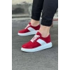 WG011 Kırmızı Süet Erkek Casual Ayakkabı