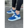 WG011 Mavi Süet Erkek Casual Ayakkabı