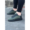 WG019 Haki Triko Erkek Casual Ayakkabı