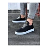 WG022 Siyah Erkek Casual Ayakkabı