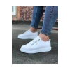 WG026 Beyaz Kalın Taban Casual Erkek Ayakkabı