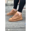 WG096 Taba Süet Günlük Erkek Casual Ayakkabı