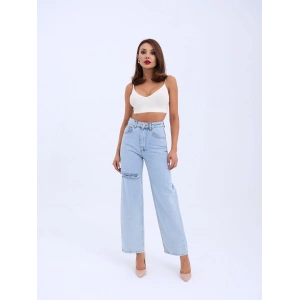 6491 DENİM WIDE LEG-AÇIK MAVİ