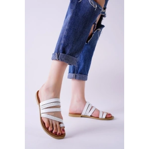 Aboll Beyaz Cilt Terlik