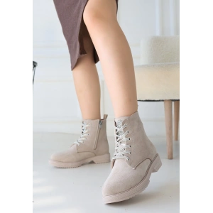 Kolly Bej Süet Bağcıklı Bot