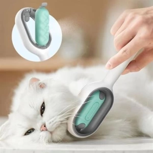 TUFEYO Su Hazneli Kedi ve Köpek Tüyü Toplamama Fırçası Su Hazneli Pet Tarağı