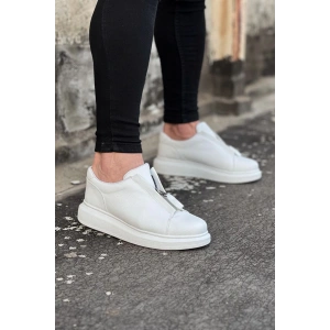 WG010 Beyaz Cilt Erkek Casual Ayakkabı