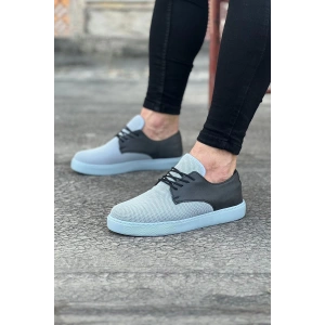 WG016 Gri Triko Erkek Casual Ayakkabı
