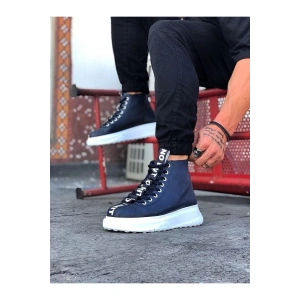 WG03 Lacivert Erkek Yarım Bilek Bot