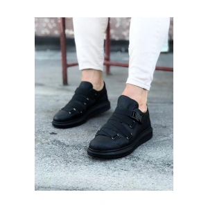 WG033  Kömür Erkek Yüksek Taban  Ayakkabı