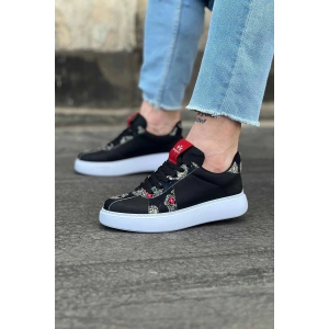 WG040 Siyah Kurukafa Erkek Casual Ayakkabı