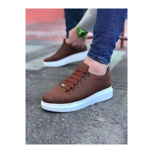 WG08 Taba Düz Erkek Casual Ayakkabı