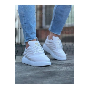 WG094 Beyaz Cilt Erkek Casual Ayakkabı