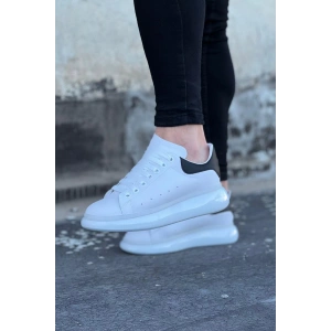 WG095 Beyaz Siyah Erkek Casual Ayakkabı
