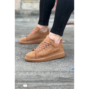 WG096 Taba Süet Günlük Erkek Casual Ayakkabı
