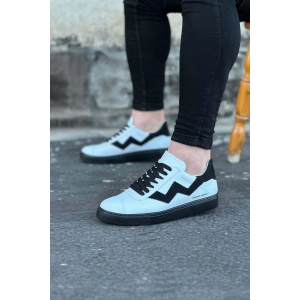 WG160 Beyaz Siyah Erkek Casual Ayakkabı