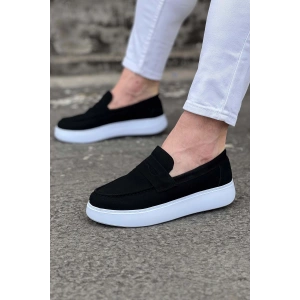 WG161 Siyah Süet Erkek Casual Ayakkabı