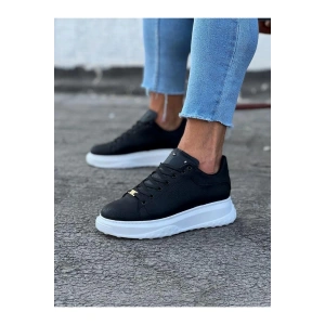 WG501 Siyah Erkek Yüksek Taban Ayakkabı