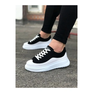 WG507 Beyaz Siyah Erkek Ayakkabı