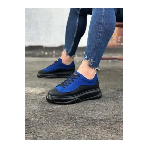 WG507 Kömür Mavi Erkek Ayakkabı