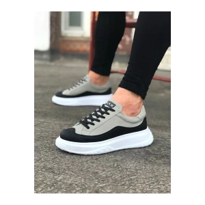 WG507 Siyah Gri Erkek Ayakkabı