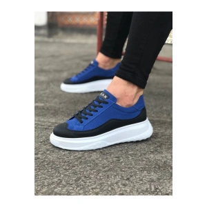 WG507 Siyah Mavi Erkek Ayakkabı